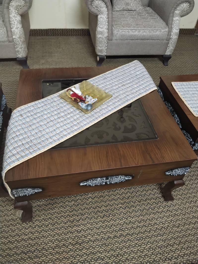 sofa set with tables 7