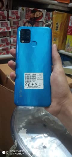 Infinix hot 10s 6/128 official Pta approved with orignal box exchange