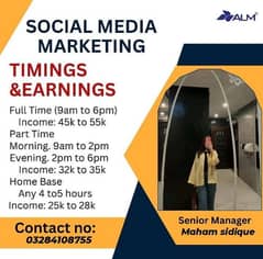 Home base and office work available for students and females