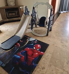 3 in 1 tower swing and slide set