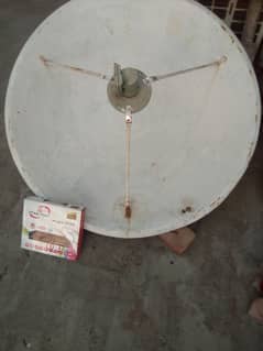 Dish Antenna+ Full HD Receiver+ C-Band Single Solution LNB