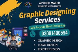 LOGO DESIGN / POSTER DESIGN / AI VIDEO MAKER  / BUSSNIESS VIDEO MAKER