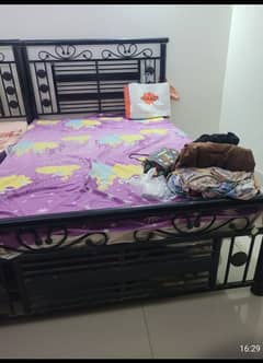 bed and wardrobe