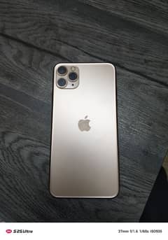 Iphone 11 pro max dual sim 256 gb golden colour dual PTA approved