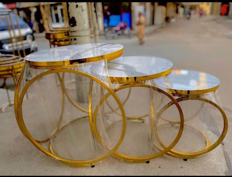 Nesting table & coffee table & consol 10
