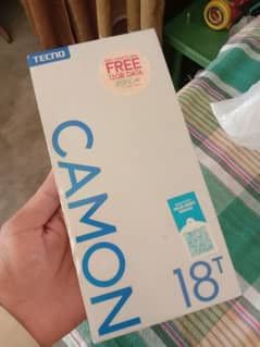 Tecno camon 18t 128 gb with box
