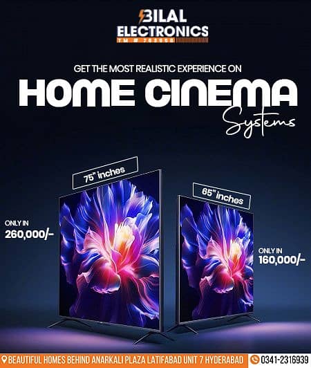 65 Inches Smart LED TV - Free 6 Months IPTV | Bilal Electronics 0