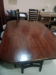 dinning table with 6 chairs