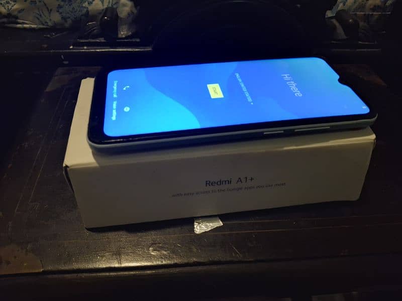 REDMI A1+. used.  with box.  03219985259 urgent please 2