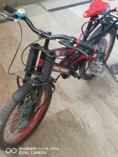 Red bicycle