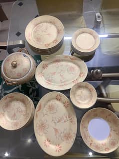 52 Golden  Dinner Set