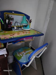 Kids study table plus chair