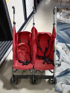 Baby Double Pram | Kids Twins strollers| Baby walker| Pram