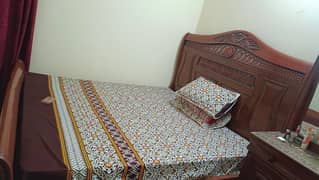 Double bed with side table dressing Almare bartano wali almare
