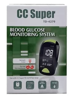 Brand New In Bulk CC Super Glucometer Set With 10 Strips