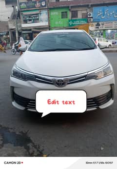 Toyota altis 2017/18 model h ya gari
