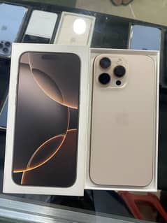 Iphone 16 Pro Max 256GB NON PTA Physical Sim Variant With Box