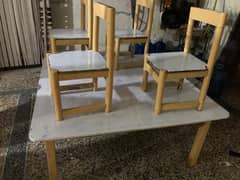 Full size table nd 4 chairs