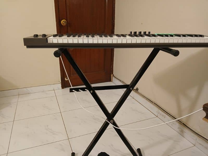 Nektar Impact LX61+ MIDI Piano along with Piano Stand and Software 3