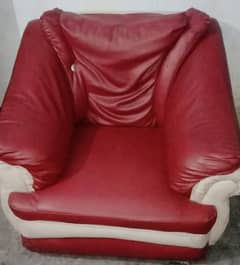 5 Seater Sofa in leather finishing