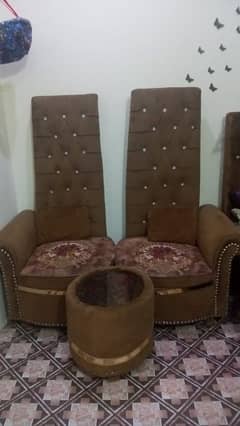 coffee table and chairs