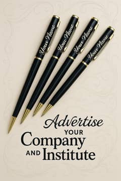 Stylish pen with name.