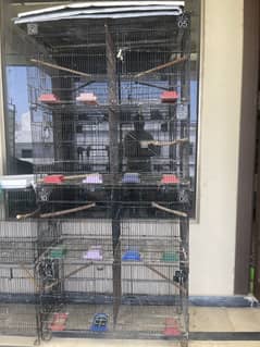 Cage 4 portion tower