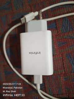 Infinix Hot 30 (8+8+128) full box 33 watt fast charger