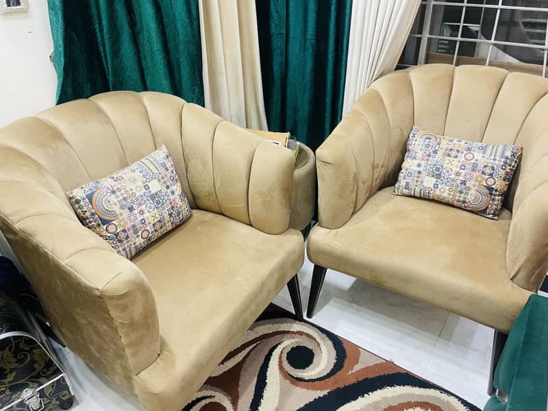 Brand New Bedroom chairs/ Coffee chairs with round table 4