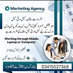 Male or female home based online work