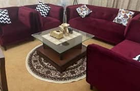 7 seater sofa with center table