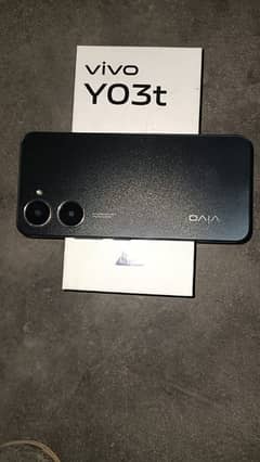 vivo y03t 10 by 10 8 month warranty with box and charger exchange