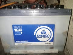 Daewoo battery 120 ampere warranty mein hai