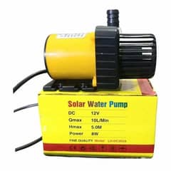 Solar Water Pump, 12V DC, 8 Watt, High Quality Dc