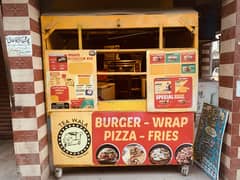 Fast & Food counter for sale with a hot plate & Burner