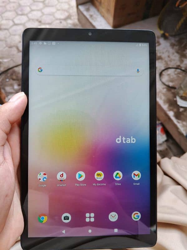 Docomo D_42A 4 GB ram 64 GB memory 10 android version 8 inches type C 1