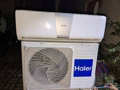 Haier AC 1 ton genuine condition.