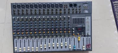 K-Audio 16 Channels Powered Mixer with Peavey SP2 Speaker pair.