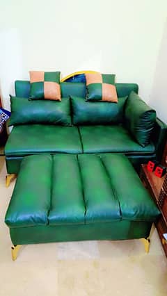 Sofa With ottoman Footrest