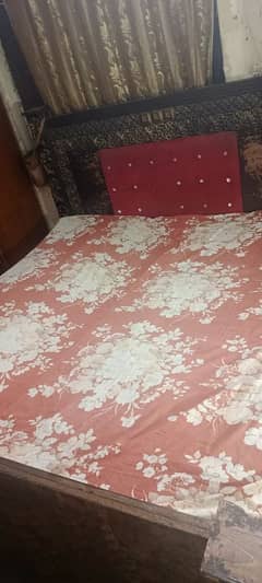 wooden bed in best conditions