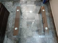 Stylish Wooden Glass Center Table For Sale – Strong & Modern Look