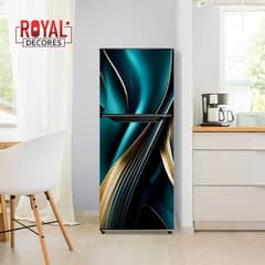 Luxury Fridge Stickers 3d, Self-adhesive, Waterproof, Door wrap, PVC/