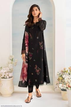 three piece non cotton suit