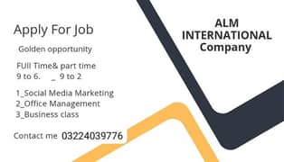 Online job females male & Students