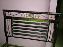 iron bed