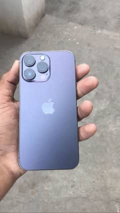iPhone 14 pro max 256 gb 10/10  factory unlock deep purple