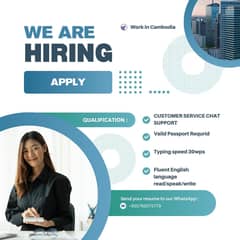 Hiring for customer service chat support