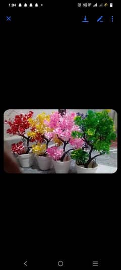 Artficial flower plant