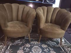 Hand made wood sofa quantity two