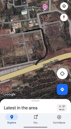 Near To Main Margalla Road Ek Kanal Plot Top Location